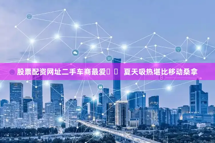 股票配资网址二手车商最爱✖️ 夏天吸热堪比移动桑拿